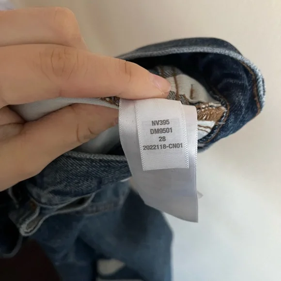 Madewell Dean Easy Straight Flower Jeans - Picture 7 of 7